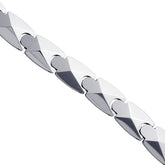 Tungsten Mens Polished Fashion Bracelet 11mm Size 8.5 Inches